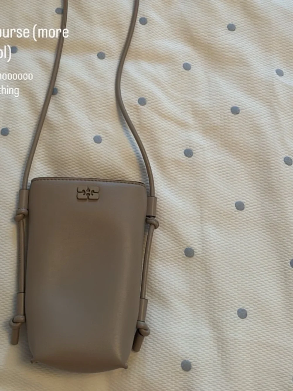 Ganni compact crossbody